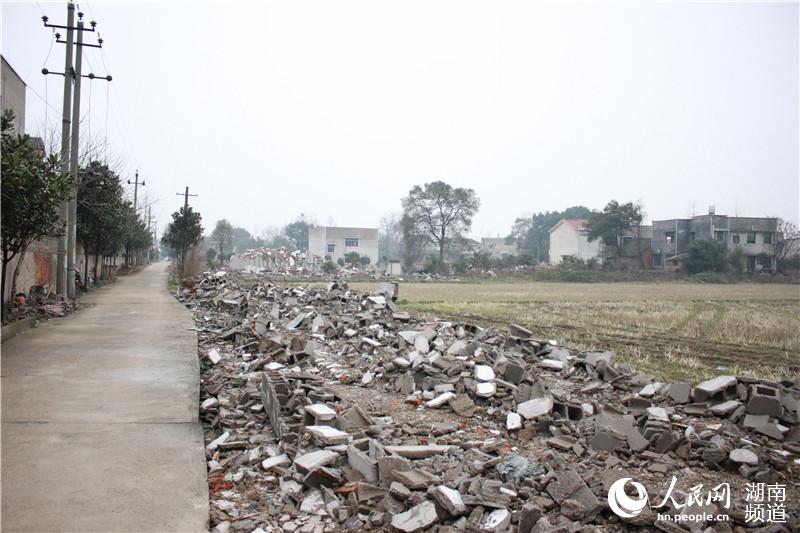 土地征拆现场。