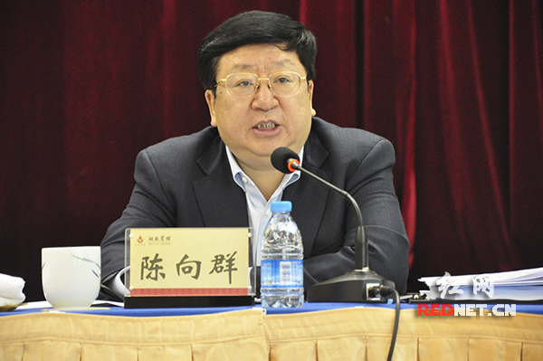 湖南省委常委、常务副省长陈向群出席会议并强调，要通过扩大有效投资来补短板、调结构、增加公共产品和公共服务的供给。