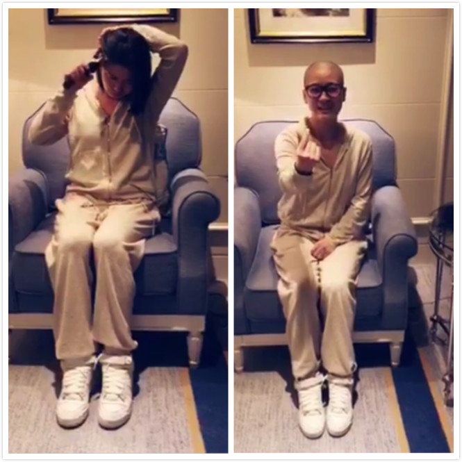  美女为李敏镐 剃光头后发长微博逆转事件_娱乐