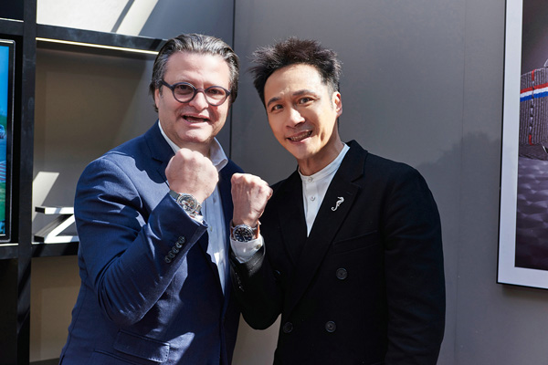吴镇宇与奥尔多·马嘎达