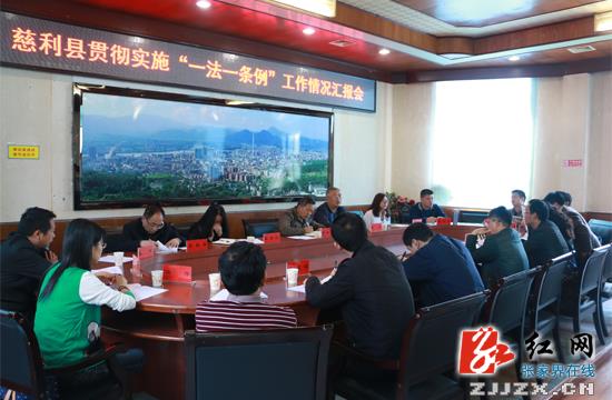 慈利县贯彻落实“一法一条例” 积极推动依法治旅