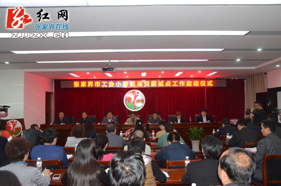 张家界市工会小额贴息贷款试点工作启动仪式举行