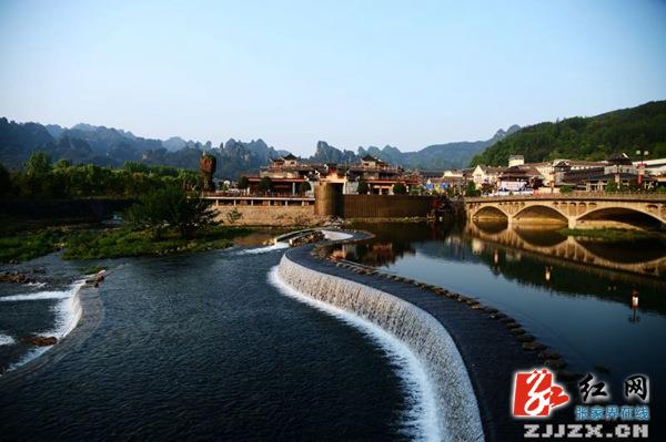 春雨水润武陵源 索溪河景观日渐迷人(组图)