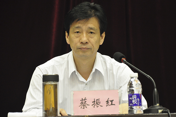 湖南省副省长蔡振红出席会议并讲话。