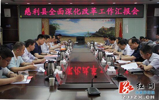 省委督察组来慈利县督察全面深化改革工作