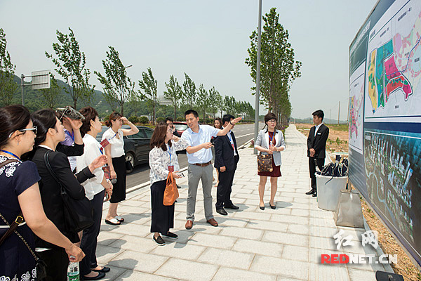 韩国忠清北道（省）国际医疗协议会考察湖南湘江新区国际医疗健康城。