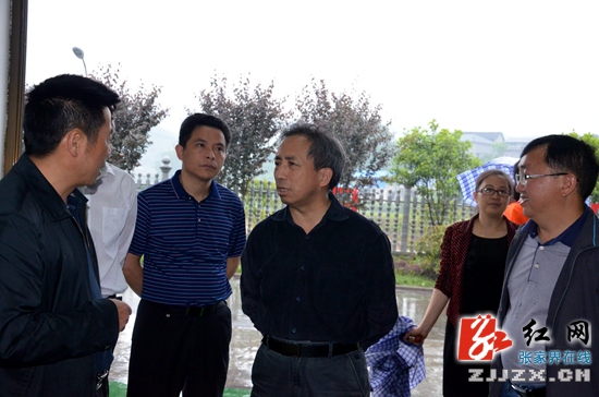 刘尧臣来张家界调研环保工作