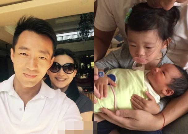 大S汪小菲女儿抱弟弟