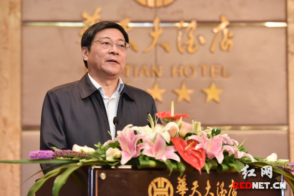 湖南省委副书记、省长杜家毫致辞。