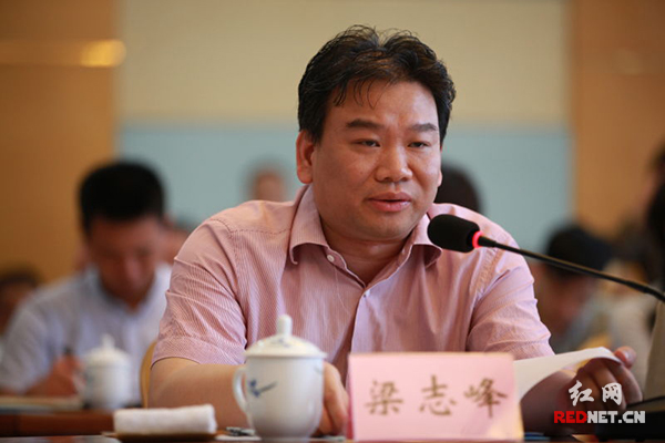湖南省政府发展研究中心党组书记、主任梁志峰。