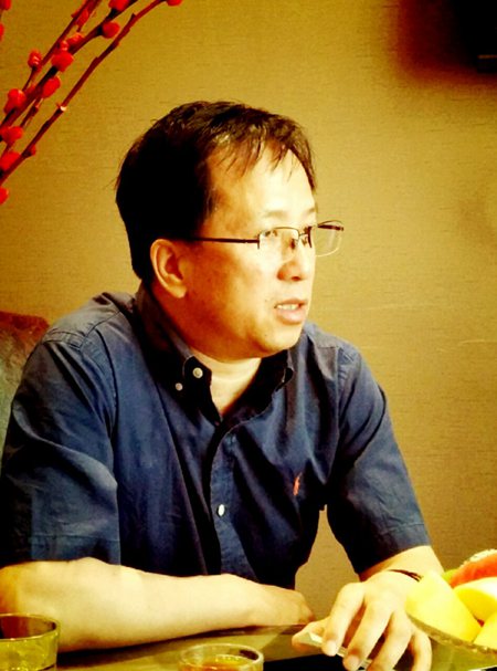 王黎光接受采访