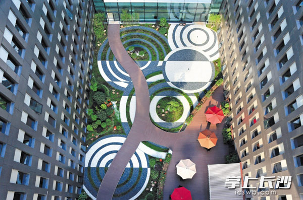 长沙国家广告产业园空中花园。天心区委宣传部供图