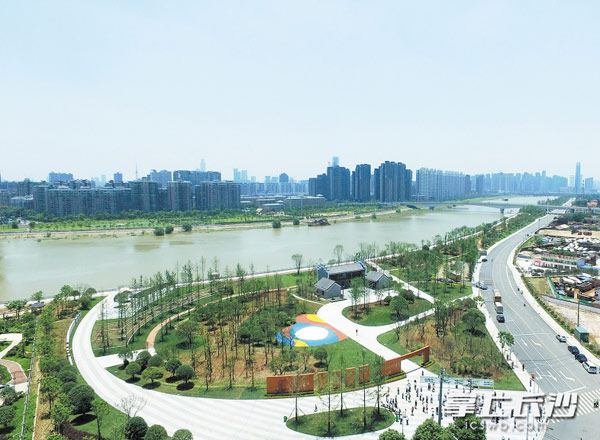 浏阳河风光带滨河南路地处开福区，项目以生态、运动、人文的城市滨水风光带为目标，与洪山公园、防护绿带、规划绿轴共同形成区域“一带多节点”的绿色生态基底。