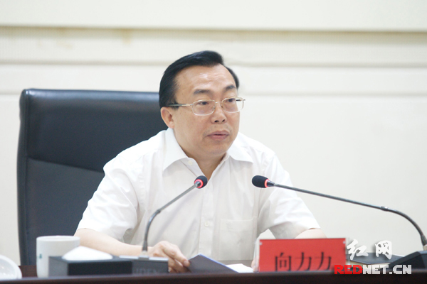 湖南省副省长、省政府秘书长、省打击侵权假冒工作领导小组组长向力力出席会议并讲话。