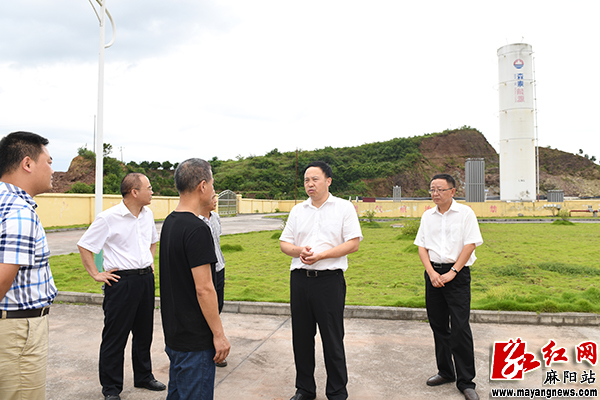 麻阳县委书记李卫林调研安全生产工作