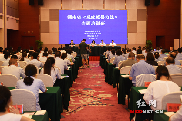湖南省首次多部门联合开展反家暴专题培训班