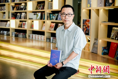 李继宏在采访现场