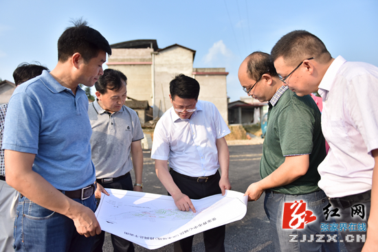 杨光荣调研永定区部分市政项目建设