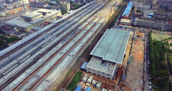 城铁长沙站下月可完工