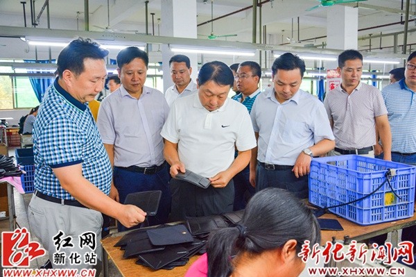新化县委书记朱前明深入基层乡镇调研指导工作