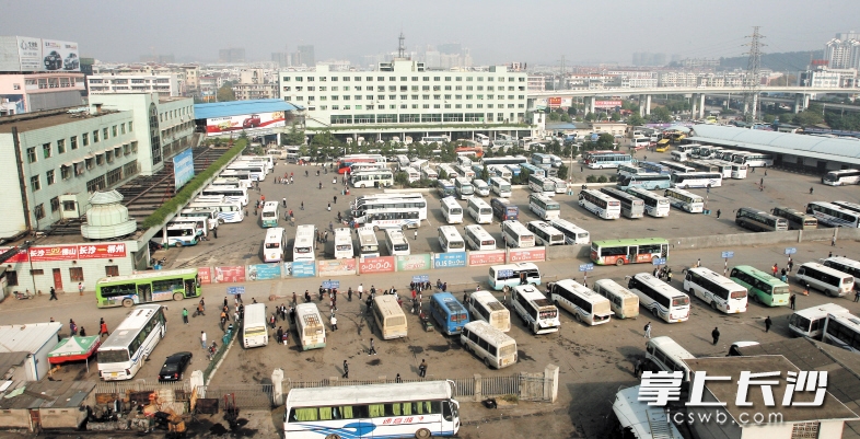 原长沙汽车西站。长沙晚报记者 王志伟 摄