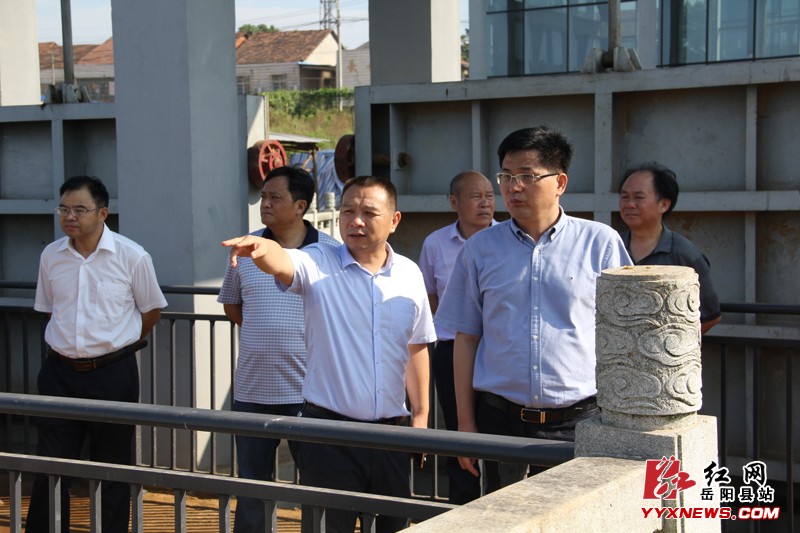 岳阳县领导调研指导荣湾湖建设开发项目|项目