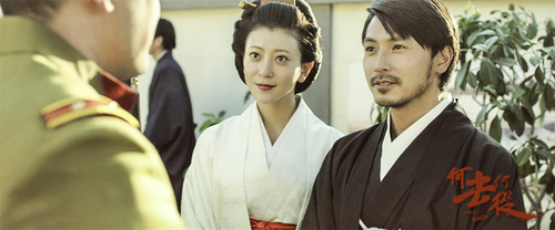 画家石桥被召入伍