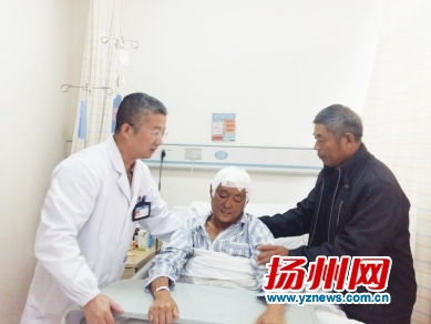 扬州六旬老太脸部埋有3个“炸弹”医生五小时成功排险