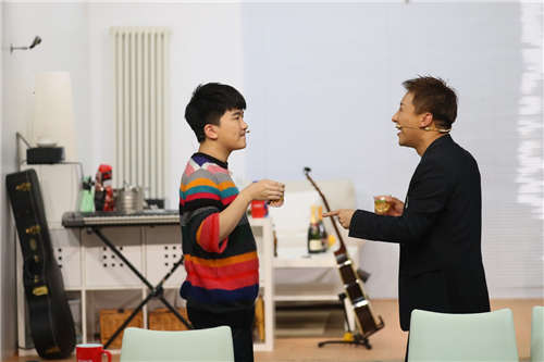 曹轩宾录制现场4