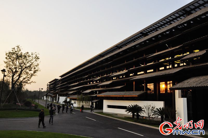 探营世界互联网大会新场馆：网状肌理寓意互联网（组图）