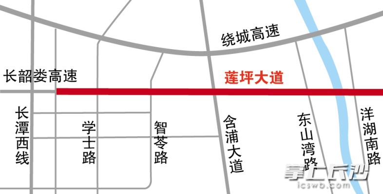 莲坪大道位置图。制图/王斌