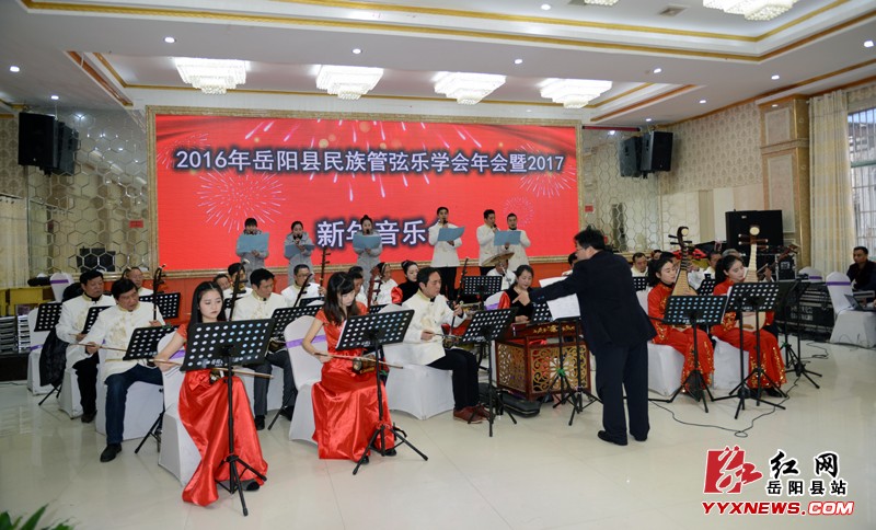 岳阳县管弦乐学会举办新年音乐会
