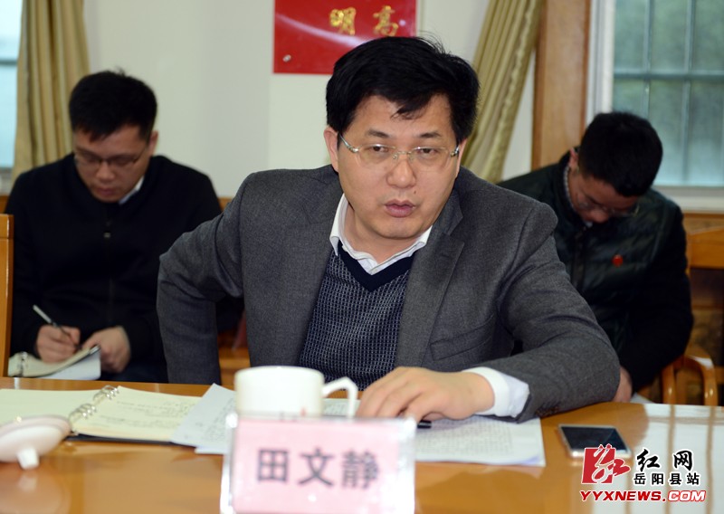 田文静到县委组织部调研