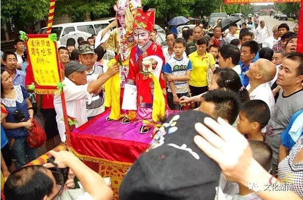 永州黄阳司扎故事参加首届湖南抬阁故事文化节