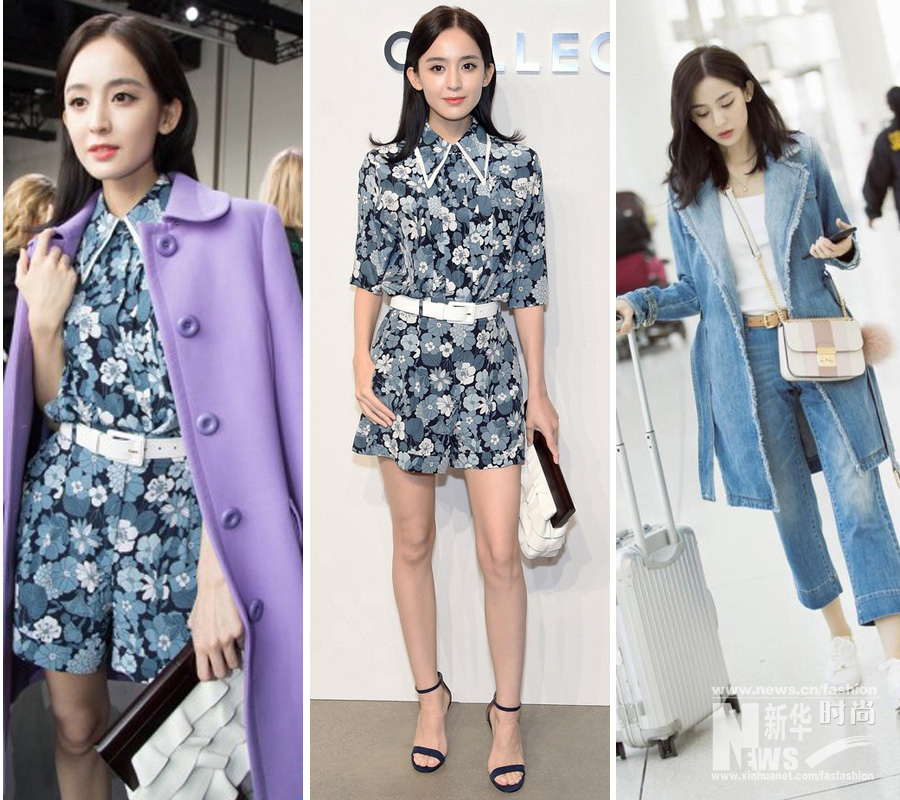 Chinese stars flaunt their style during fashion week