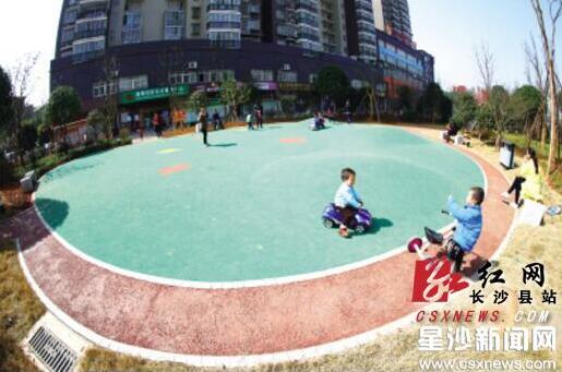 长沙县湘绣社区公园预计3月底开放