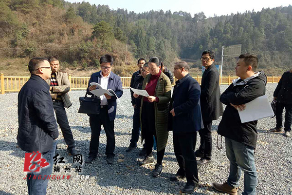 邓利芳调研靖州县地笋苗寨旅游项目建设