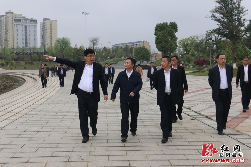 汨罗市党政代表团来岳阳县考察