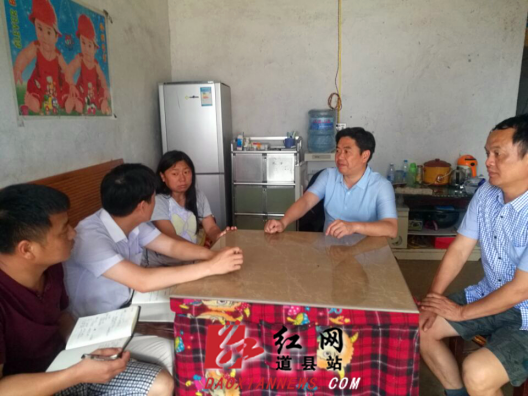 李天明到道县营江街道督查扶贫攻坚工作