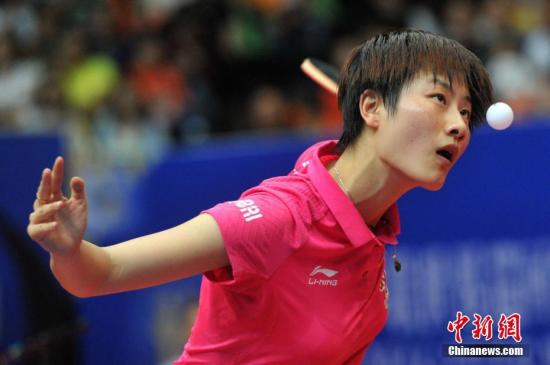 丁宁夺得第三个世乒赛女单冠军 比肩邓亚萍、