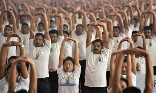 资料图：印度民众