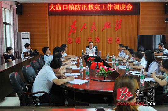 【抗洪抢险在一线】陈丽深入大庙口镇调研指导灾后重建工作