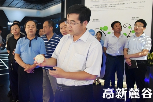 1 8月29日，神木市市委副书记蔡文东（中）率队来访高新区。刘攀 摄.JPG