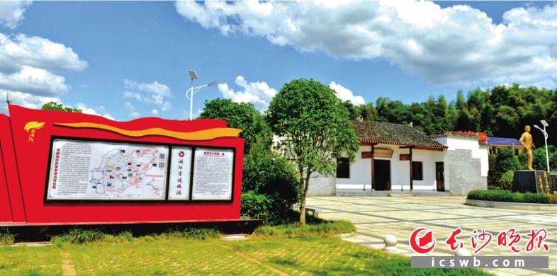 浏阳33个红色景点都安装了红色导览图，游客可扫码进入浏阳旅游电子地图。