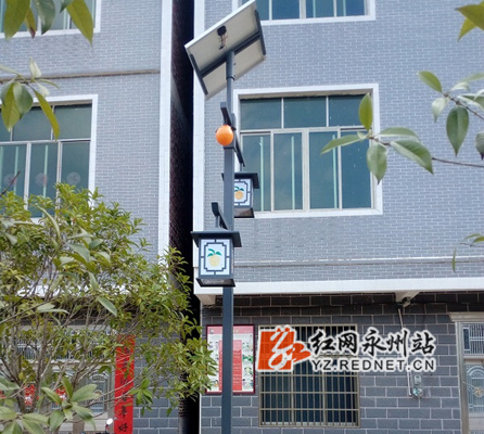 回龙圩:自然村实现太阳能路灯全覆盖