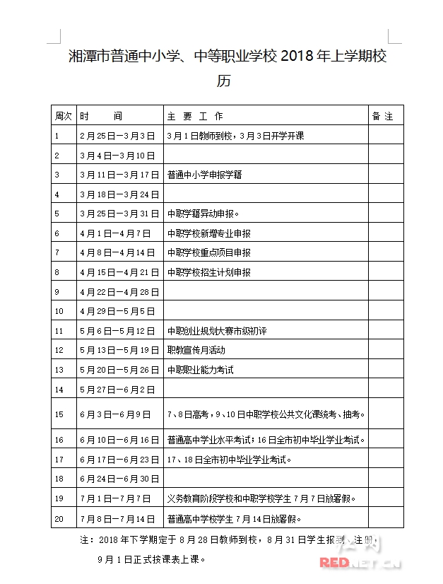 2月3日放假3月3日正式上课 湘潭市教育局发布