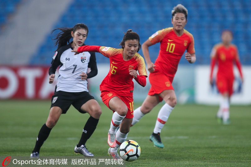 高清-2018女足亚洲杯 中国女足3-1泰国夺季军 【2】