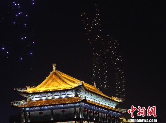 千架无人机“对话”600岁明城墙文化与科技“互动”
