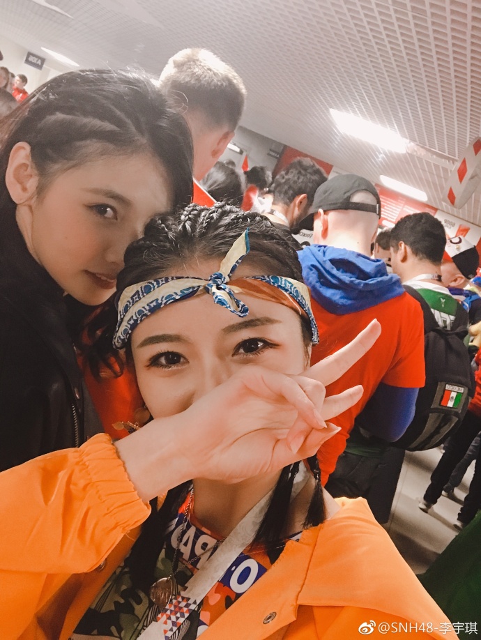 SNH48赵粤、李宇琪受FIFA邀请 为世界杯打c