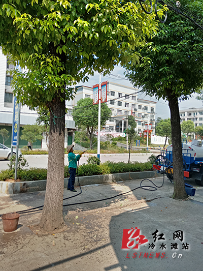 冷水滩区：城市园林驰援乡镇绿色屏障